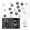 14mm Car Remote Key Sticker Aluminum Emblem Decoration Decal For VW GTI R Golf Polo Tiguan Passat Jetta Lavida Touran Xv2