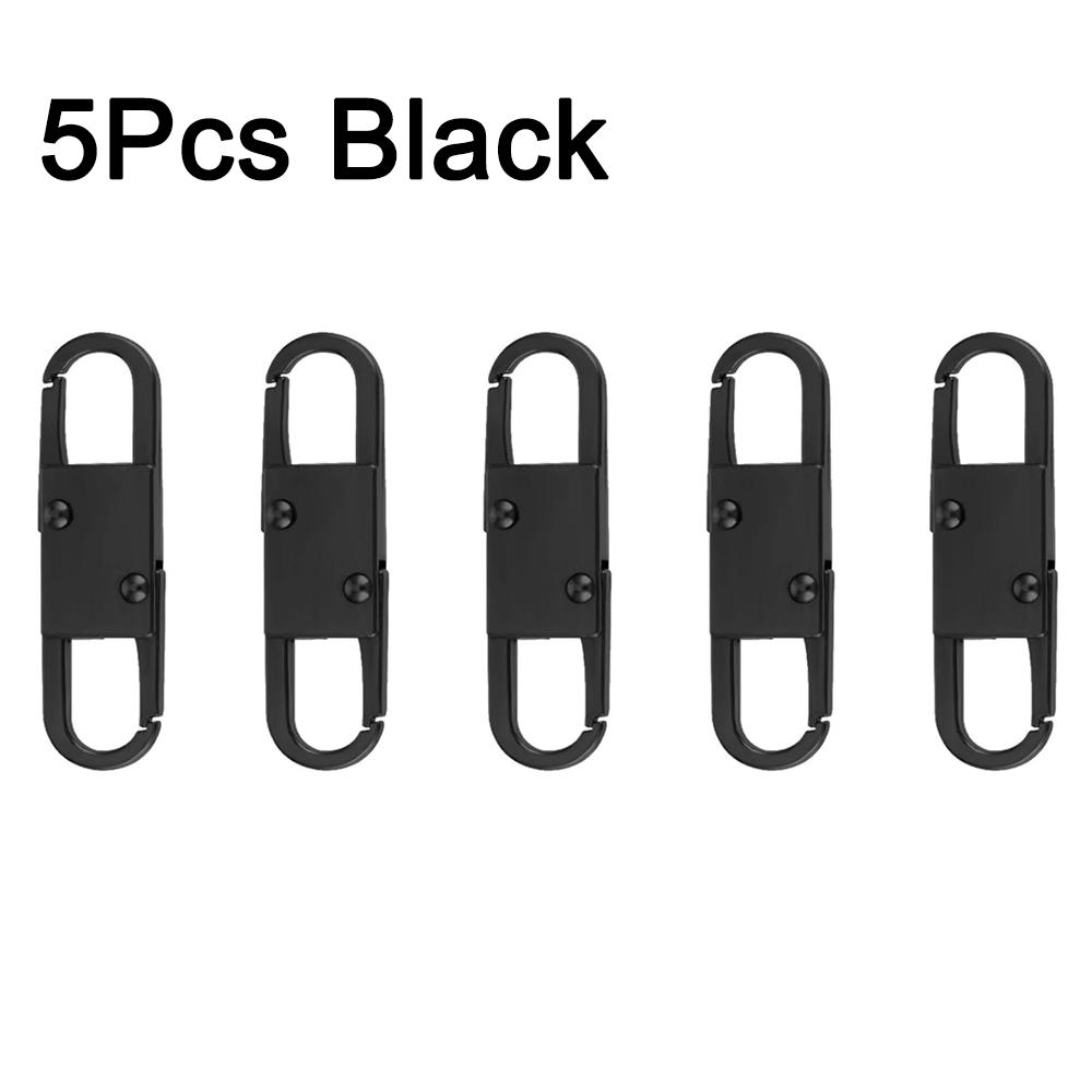 

Съемный зажим для застежки-молнии, комплект для ремонта застежки-молнии, двойной открывающийся металлический сменный слайдер для чемоданов, сумок, одежды
