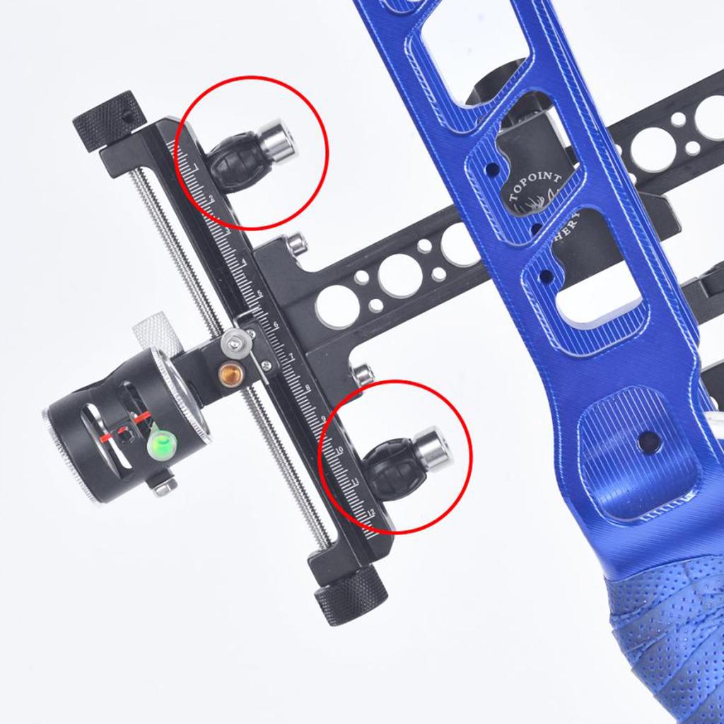 Buy 2pcs Archery Compound Bow Sight Stabilizer Bar Rod Silencer Shock ...