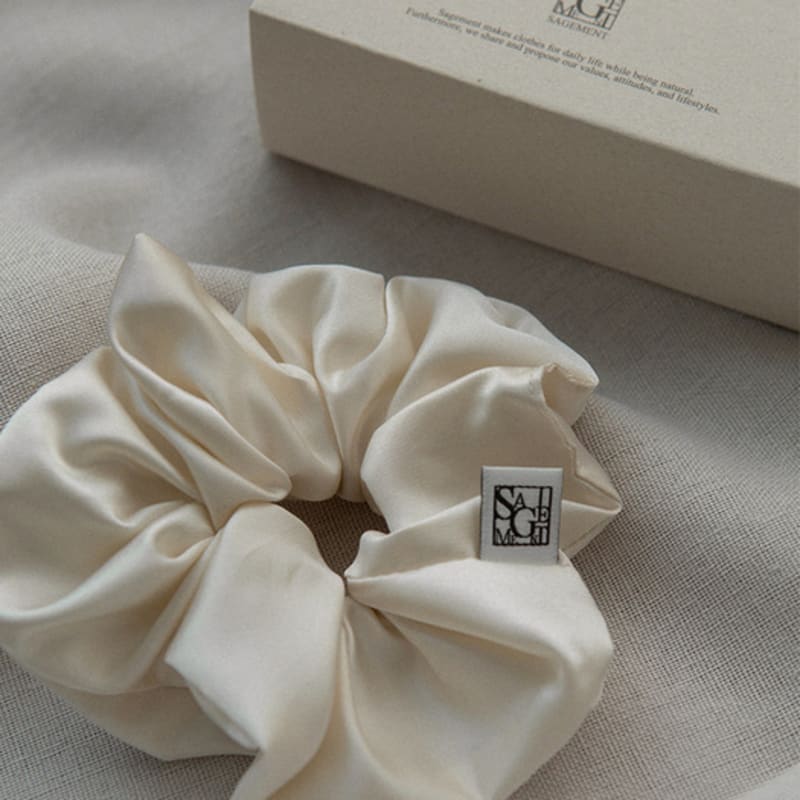 

SAGEMENT SILK HAIR SCRUNCH Blue_FREE