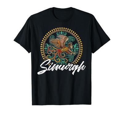 Simurgh Farvahar Persian Iranian Zoroastrian Mythical Creature Turkic-Speaking Zoroastrian Philosopher T-Shirt