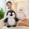 Soft Fat Penguin Plush Toy Cute Stuffed Couple Penguin Furry Doll Sleep Hug Pillow Home Cozy Decoration Cushion Birthday Gift