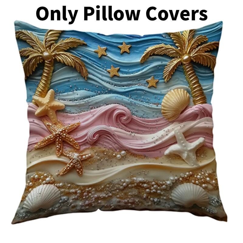 

Sea Gull Pattern Decorative Cushion Cover 45cm By 45cm For Home Lounge Use Pink