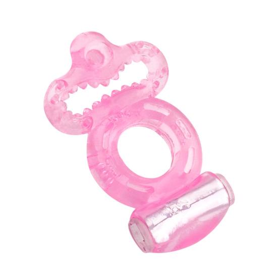 Male Vibrating Penis Lock Soft Silicone Cock Ring Delay Ejaculation Sex Toy