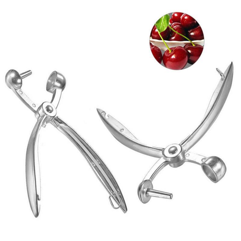 Stainless Steel Cherry Olive Pitter With Heavy Duty Design And Easy Operation Perfect For Kitchen Baking Jam Making