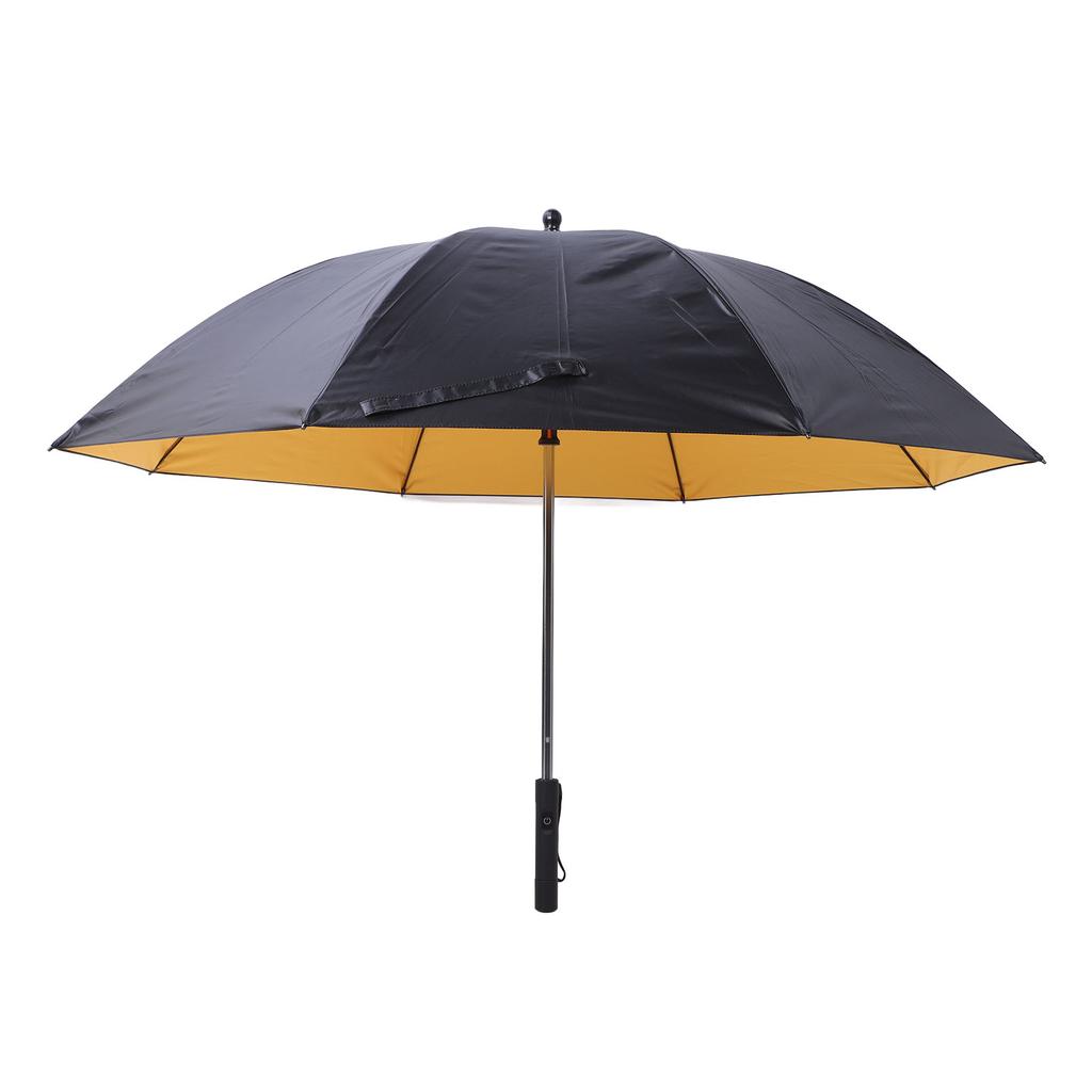 Sun and Rain Umbrella 90cm Length USB Interface Portable UV Sun Umbrella with 3000mah Cooling Fan