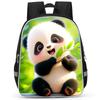 Panda Niedliche Schultasche Verschleißfest Großes Fassungsvermögen Wirbelsäulenschutz Und Anti-Buckel Schüler Party Must-Have Leichter Rucksack
