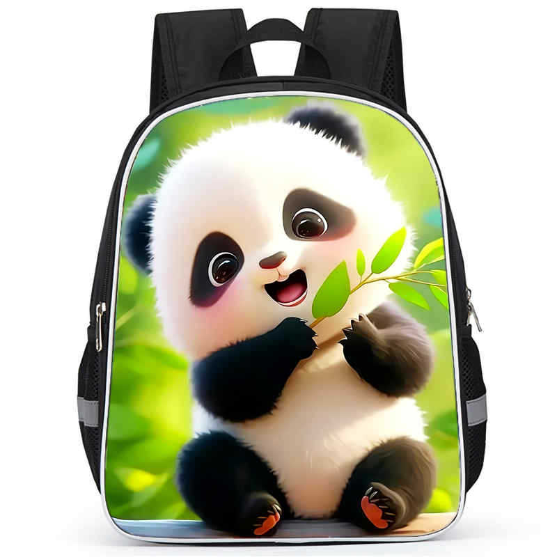 Panda Niedliche Schultasche Verschleißfest Großes Fassungsvermögen Wirbelsäulenschutz Und Anti-Buckel Schüler Party Must-Have Leichter Rucksack
