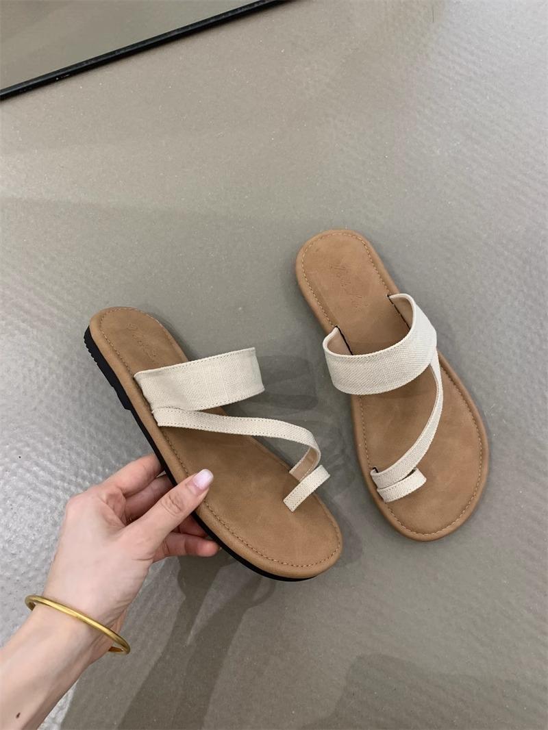 

French real soft leather bag head half slippers women s summer new square head low heel thick heel middle heel wear a pedal sandals 40 абрикосовый