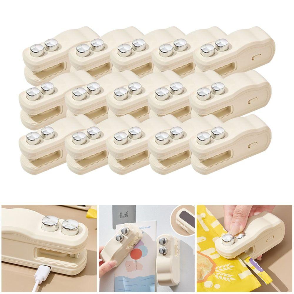 Rechargeable Snack Sealing Machine Crocodile Heat Sealer for Plastic Bag Snack Bag