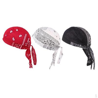 Calotte Bonnet Perte de Cheveux Foulard Musulman Bandana Turban Lot de 3