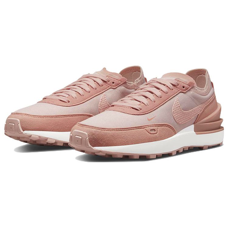 Nike Waffle One Gewebter Swoosh - Pink Oxford Damen Sneaker Rose-Whisper DM7604-600