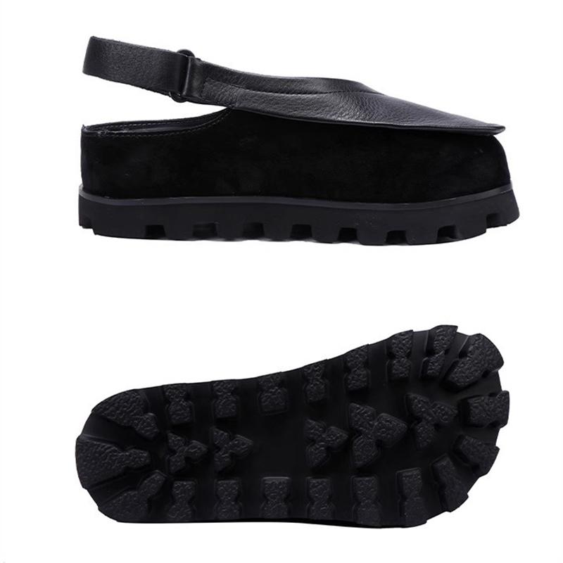 Scarpe Sandali Zeppa Basse Donna Mocassini Casual Morbidi Poco Profondi Marca Sneakers Donna Retro Estive Slingback Sandali