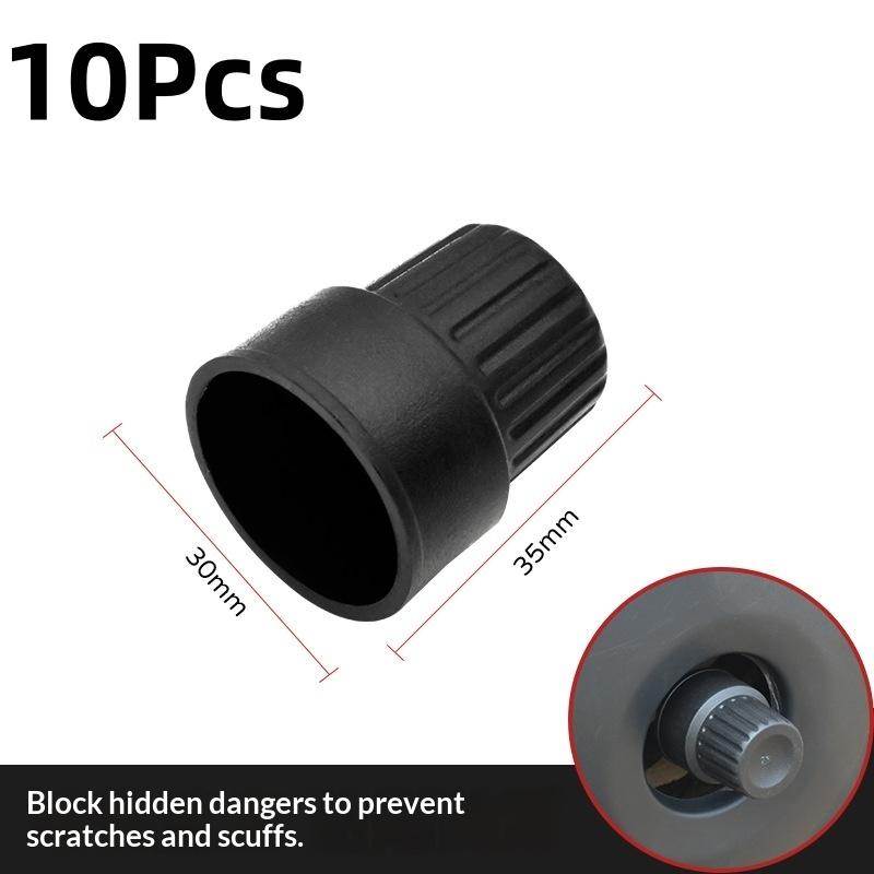 2/10Pcs Black Scooter Protective Plug Accessories Scooter Foot Krutch Center Axis Screw Electric Bike Parts