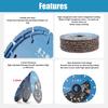 1/2/3/4Pcs Woodworking Special Saw Blade Brazed Multipurpose Woodworking Circular Cutting Blade Wood Steel Nail Aluminum PVC