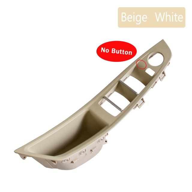 Upgraded Left Driver Side Inner Door Handle Panel Trim Beige Black For BMW 5 Series F10 F11 F18 520i 523i 525i 528i 535i