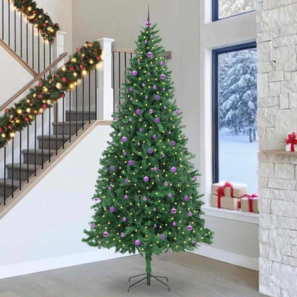 Artificial Christmas Tree with 300 LEDs Stand Green 300 Cm