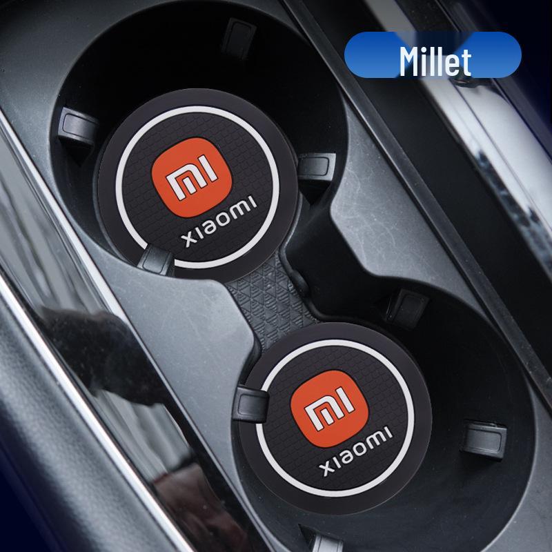 

Cross-Border Universal Car Cup Holder Non-Slip PVC Coaster with Logo