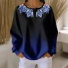 Women's Casual Shirts Long Sleeve Tops Button Up V Neck Loose Knit Fall Favorites For Women