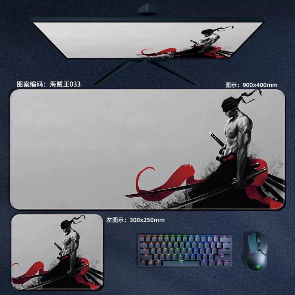 Nautical King Animation Periphery Cute ONE PIECE Leather Mouse Pad Boys Oversized Small E-sports Game Office Computer Keyboard Pad Notebook Table Mat