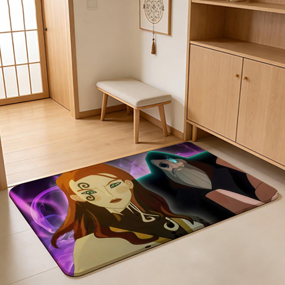 Myth T-Twilight of the Gods Floor Mat Absorbent Floor Mat Non-Slip Entrance Rug for Bathrooms Restrooms and Toilets