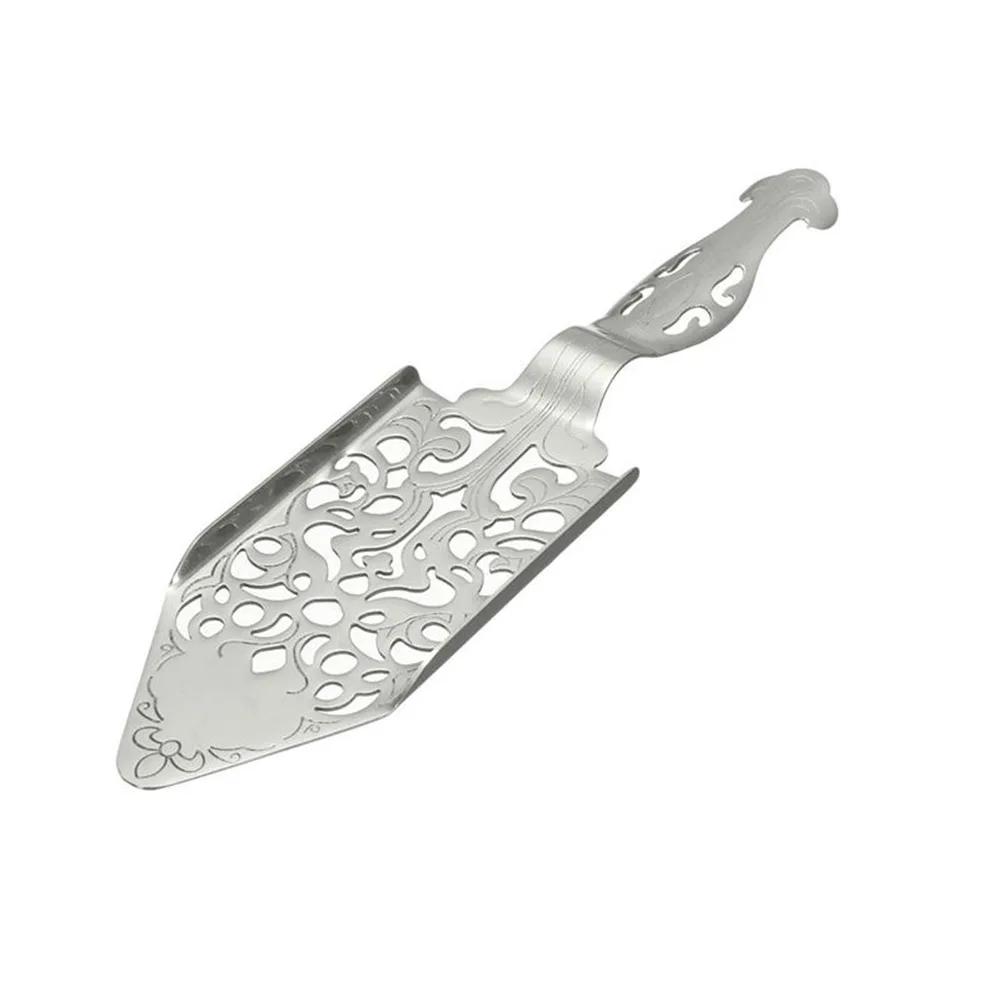 1Pcs 304 Stainless Steel Absinthe Spoon Cocktail Bar Utensils Bitter Scoop Absinthe Glass Cup Drink Ware Spoons Filter Spoon
