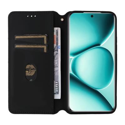 För Xiaomi Redmi Note 15 Pro 4G (Global) Plånboksfodral Rombmönstrat PU-läder Telefonfodral