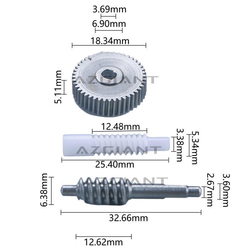 Compatible Rearview Mirror Lens & Folding Motor Gear for Toyota Prado, Corolla & Lexus