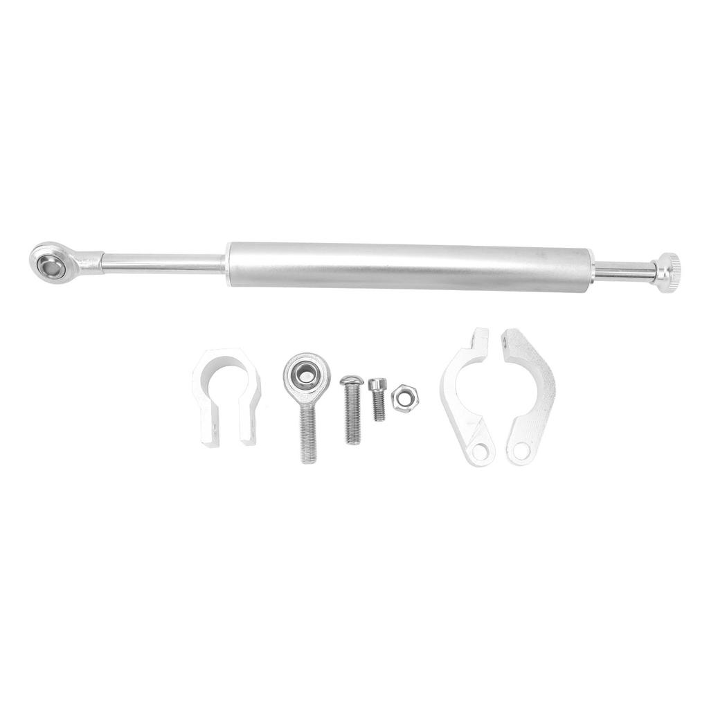 Motorcycle Steering Damper 330mm Universal Aluminum Steering Damper Stabilizer for Most Motorcycles