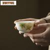 2pc/lot Hand-painted Osmanthus Teacup Ancient Tea Bowl Cute Cup Tea-tasting Personal Cup Chazhan Master Cups Tea Items Gift 90ml
