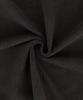 Easy No Easy Washed Leather Patch Zip-Up Hoodie - Black