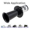 12V 110dB Super Loud OOGA Air Horn Antique Vintage Classic Old Style Complete Kit with Button Wiring Harness Wear-resistant for Car Motorcycle Truck
