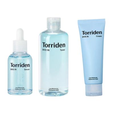 Σετ Ενυδάτωσης Toriden Dive-In – Τόνερ 300ml, Ορός 50ml & Κρέμα 80ml με Υαλουρονικό Οξύ Χαμηλού Μοριακού Βάρους