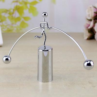 1pc-Stainless Steel Balance Ball Toy Creative Iron Man Ornaments Decompression Desk Toy Tools Gifts