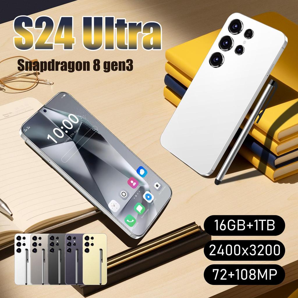 S24Ultra Cross-Border Smartphone - 16GB RAM + 1TB Storage, 4G - Available Now