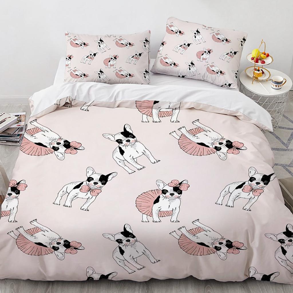 Dackel Welpen Bettbezug Anzug Bettwäsche Anzug Bettdecke Bezug Dreiteiliges Set