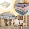 Sheet Storage Foldable Space-Saving Bag With Zipper Bed Sheet Storage For Closet Dorm Bedroom Home Duvet Covers Blanket Sweater