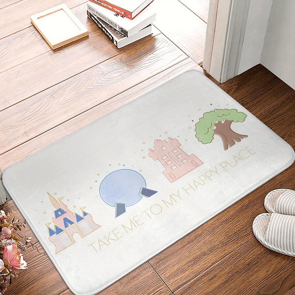 1 Stück Entenmuster Küchenteppiche Rutschfeste Fußmatten Pop-Design Badezimmerteppich Badematte Teppich für Zuhause Spüle Wäsche Dekor