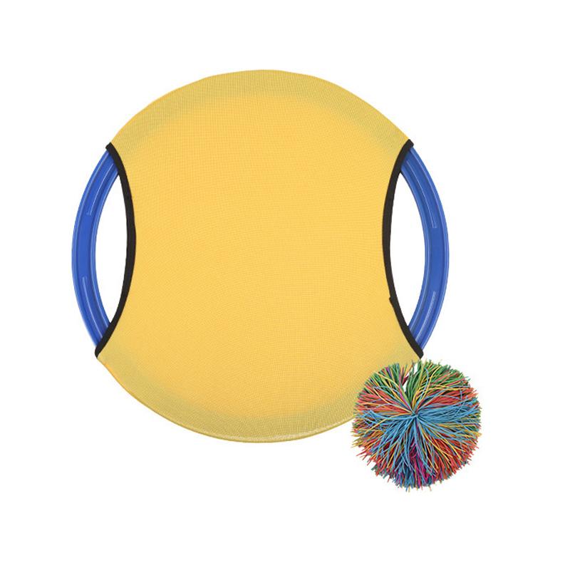 

Children S Bouncing Ring Throwing Ball Outdoor Parent Child Interaction Collaboration Game Funny Elastic Ball Educational Toys жёлтый