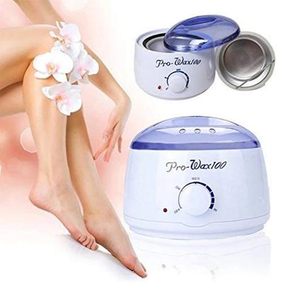 Appareil de thérapie Pro-Wax100, chauffe-cire électrique portable, kit d'épilation pour le visage, le maillot, les aisselles, chauffe-cire chaude