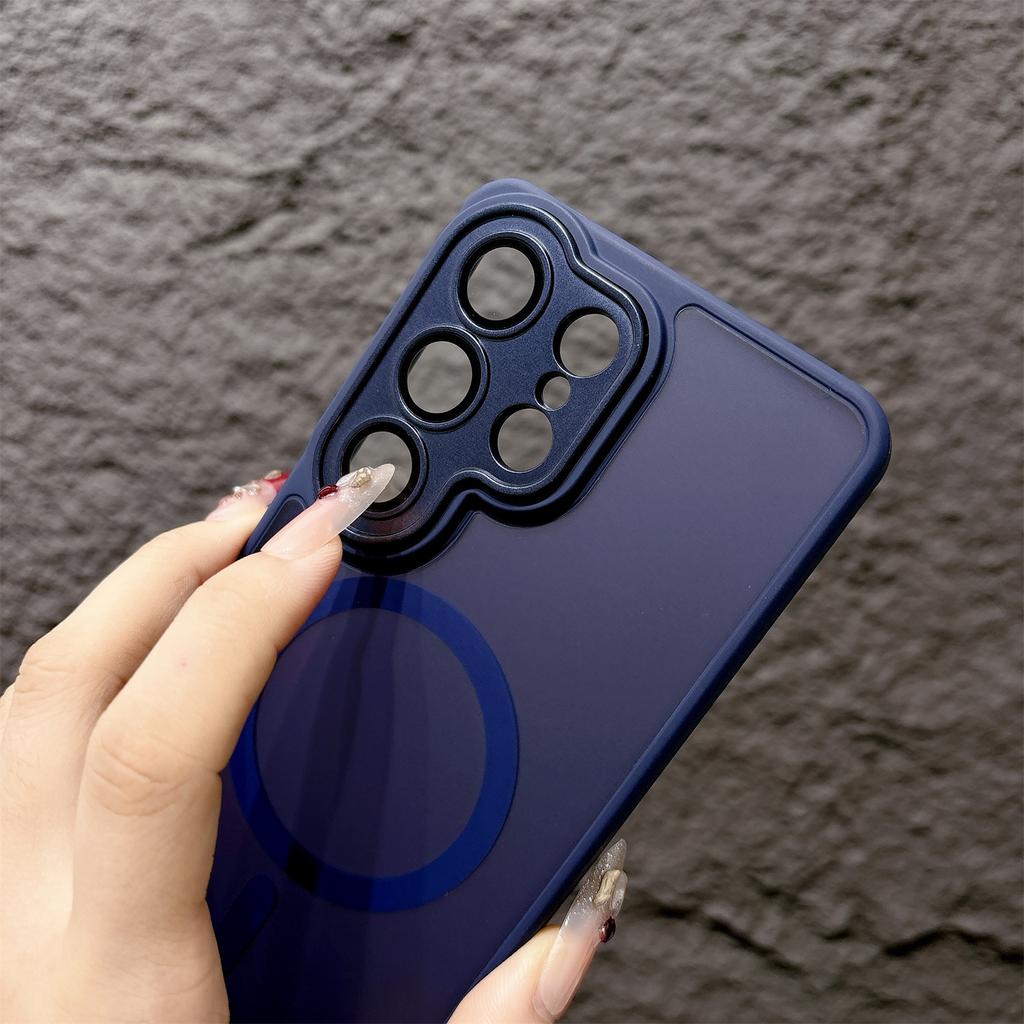 Magnetic Matte Shockproof Case For Samsung Galaxy S26 S25 S24 Ultra S24 S25 S26 Plus FE For Magsafe Wireless Charge Cover
