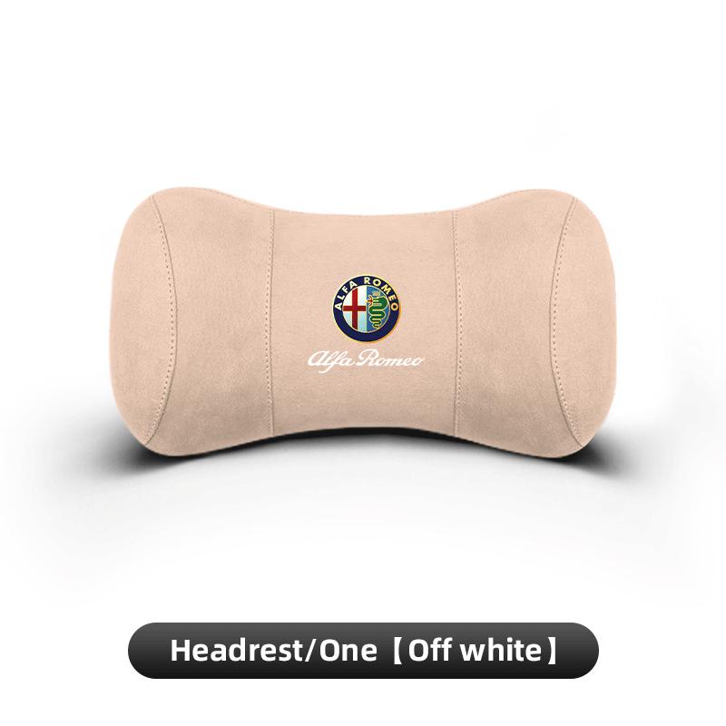 Oreiller de Protection de Cou pour Voiture Appui-tête Coton à Mémoire Support Lombaire Pour Alfa Romeo Giulietta Mito 159 Giulia Stelvio 156 147 Tonale