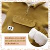 JIANGWEI Sportswear and Sweatpants Set for Baby and Girls and Round Long Warm Thick Brushed and Hooded Perfect for Everyday and Set, 2-Piece Kids,