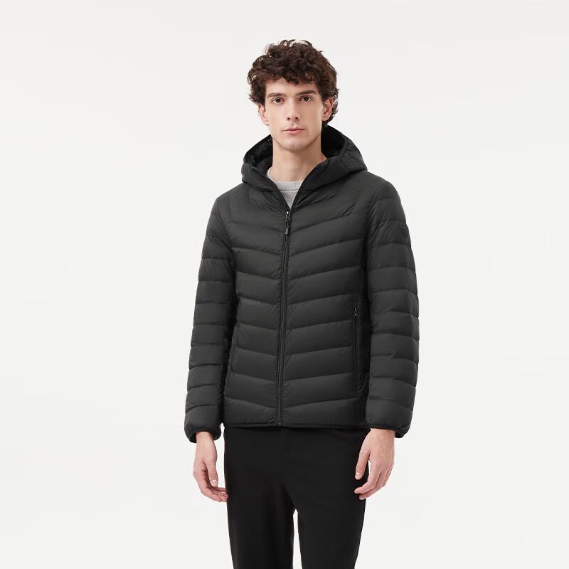 Tamboer Men's Lightweight Hooded Down Jacket