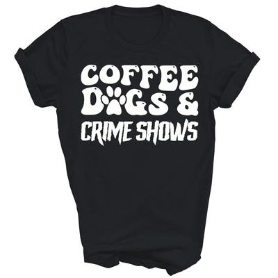 Kaffee Hunde Krimiserien Hundeliebhaber Kaffee Unisex Shirt Geschenk