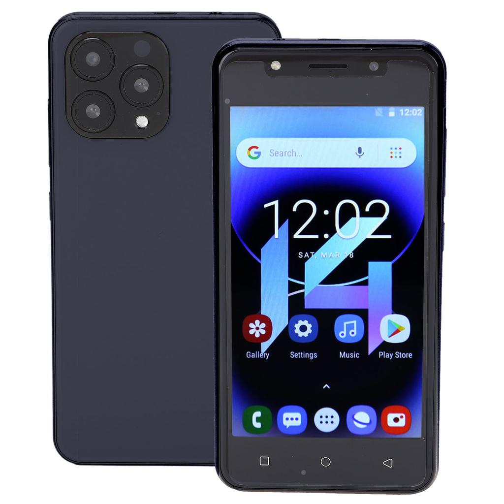 5.0in 3G Smart Phone Face Unlocked Phone 4GB RAM 32GB ROM Dual Cards Dual Standby For Android 10 System Purple