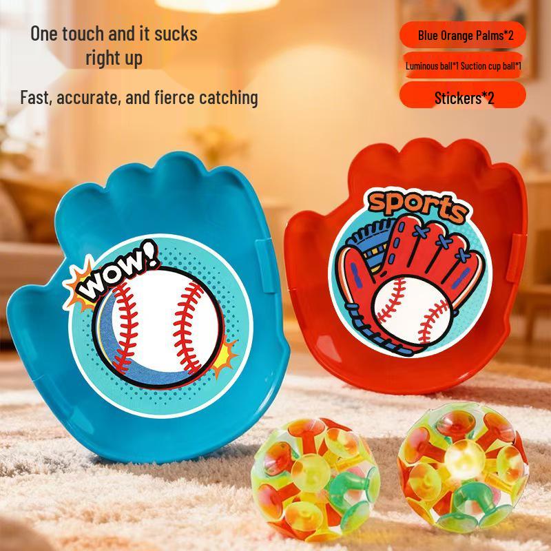 Hobby Suction Cup Throw & Catch Ball – Parent-Child Outdoor/Indoor Sticky Educational Toy Set