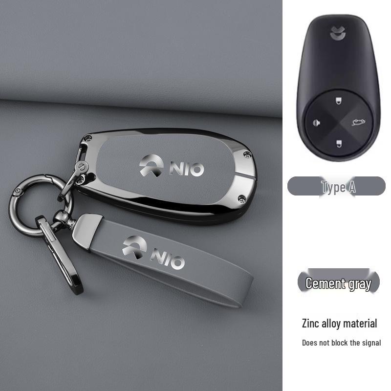 NIO ES6/ES7/ET7/ET5 Creative Metal Keychain for Men & Women - Car Pendant/Bag Charm.