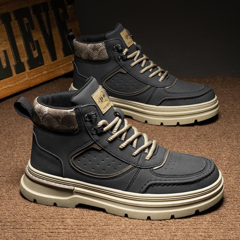 

Martin boots men s autumn 2025 new leather non-slip labor insurance tooling boots men s casual sports locomotive knight boots 44