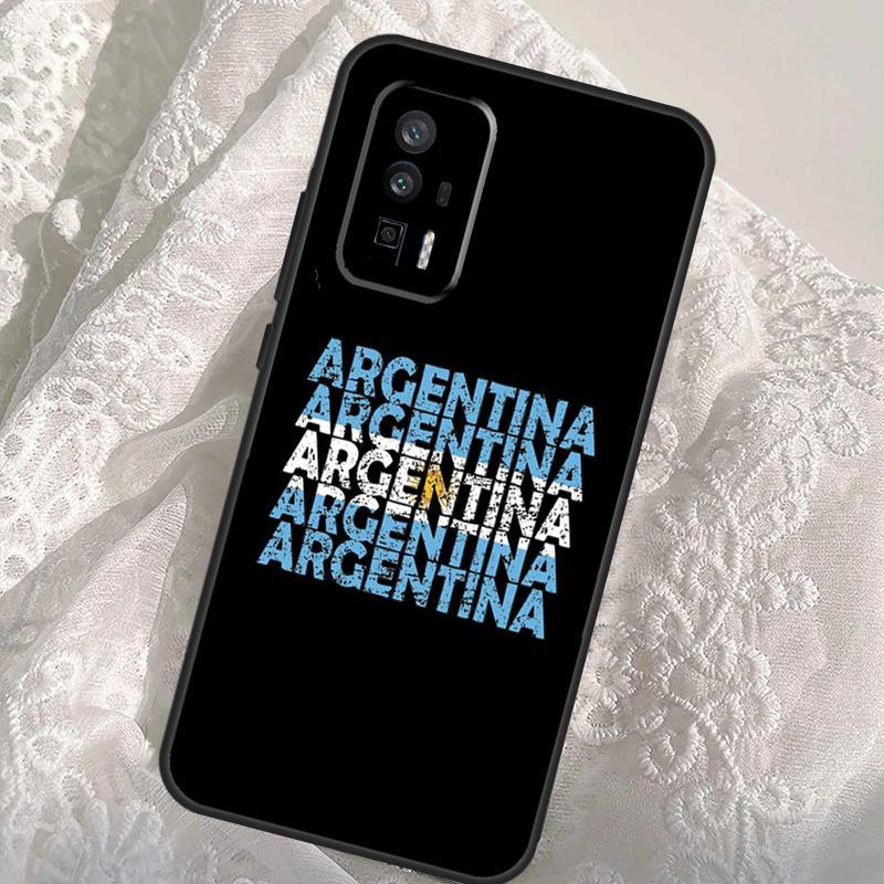 Argentina Flag Case For Xiaomi 14T Pro 13T 12T 11T 13 14 Ultra POCO X6 F6 Pro M6 X3 X5 M5s F3 F5 Cover